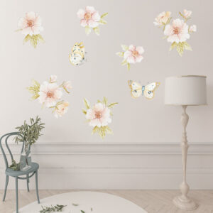 TEEFARBENE BLUMEN FÜR DIE SEITE