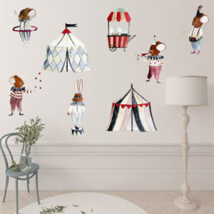 Zirkus Aufkleber für die Seite