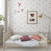 Kindertapete für das Mädchenzimmer