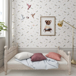 Kindertapete für das Mädchenzimmer