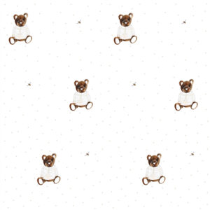 Teddybär-Tapete Alinka