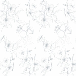 Tapete für Zuhause, Zitronenblüten, fürs Schlafzimmer, fürs Mädchen-Kinderzimmer