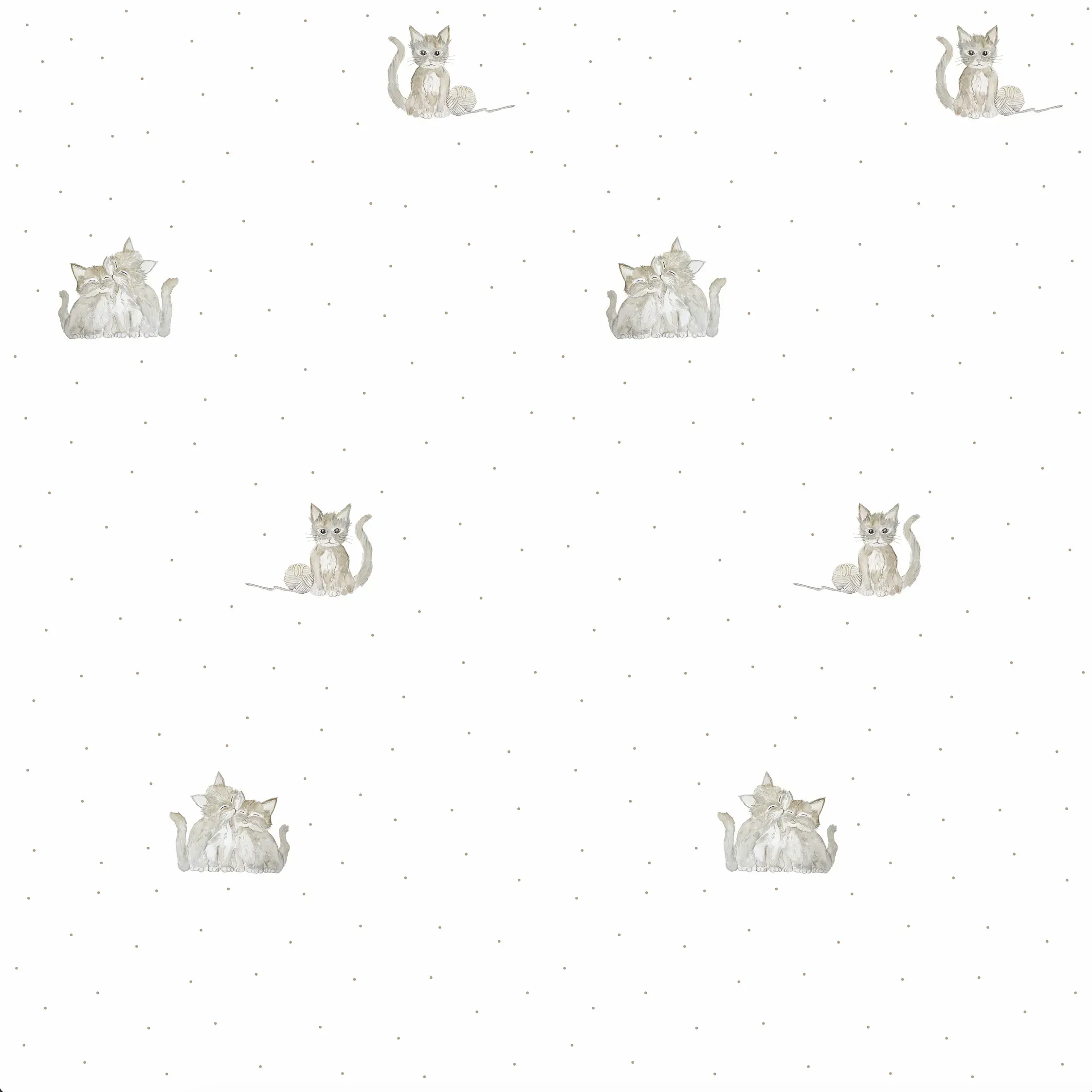 Tapete mit Kätzchen 2 Tapete mit Kätzchen, süße Tapete für ein Mädchen