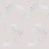Einhorn-Tapete, Tapete mit Einhörnern und Wolken
