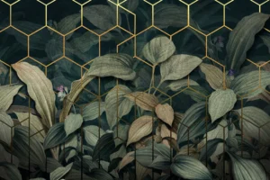 Tapete Bananenblätter