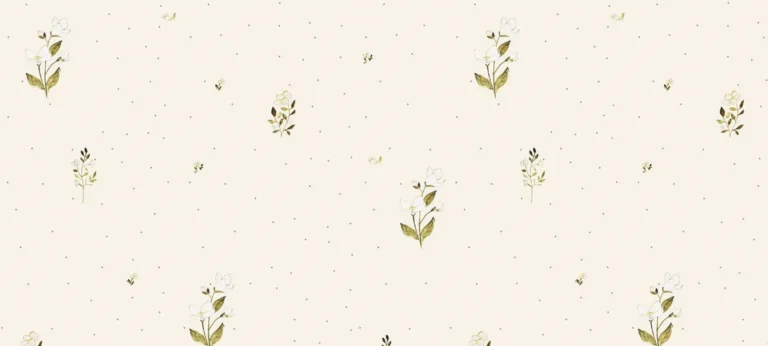 Tapeta w kwiatuszki dla dziewczynki