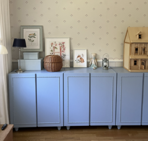 Metamorfoza szafek IKEA IVAR w garażu samochodowym