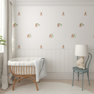 Kącik dla niemowlaka w sypialnia rodziców