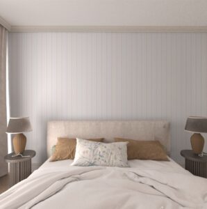 Tapeta w paski na błekitnym tle