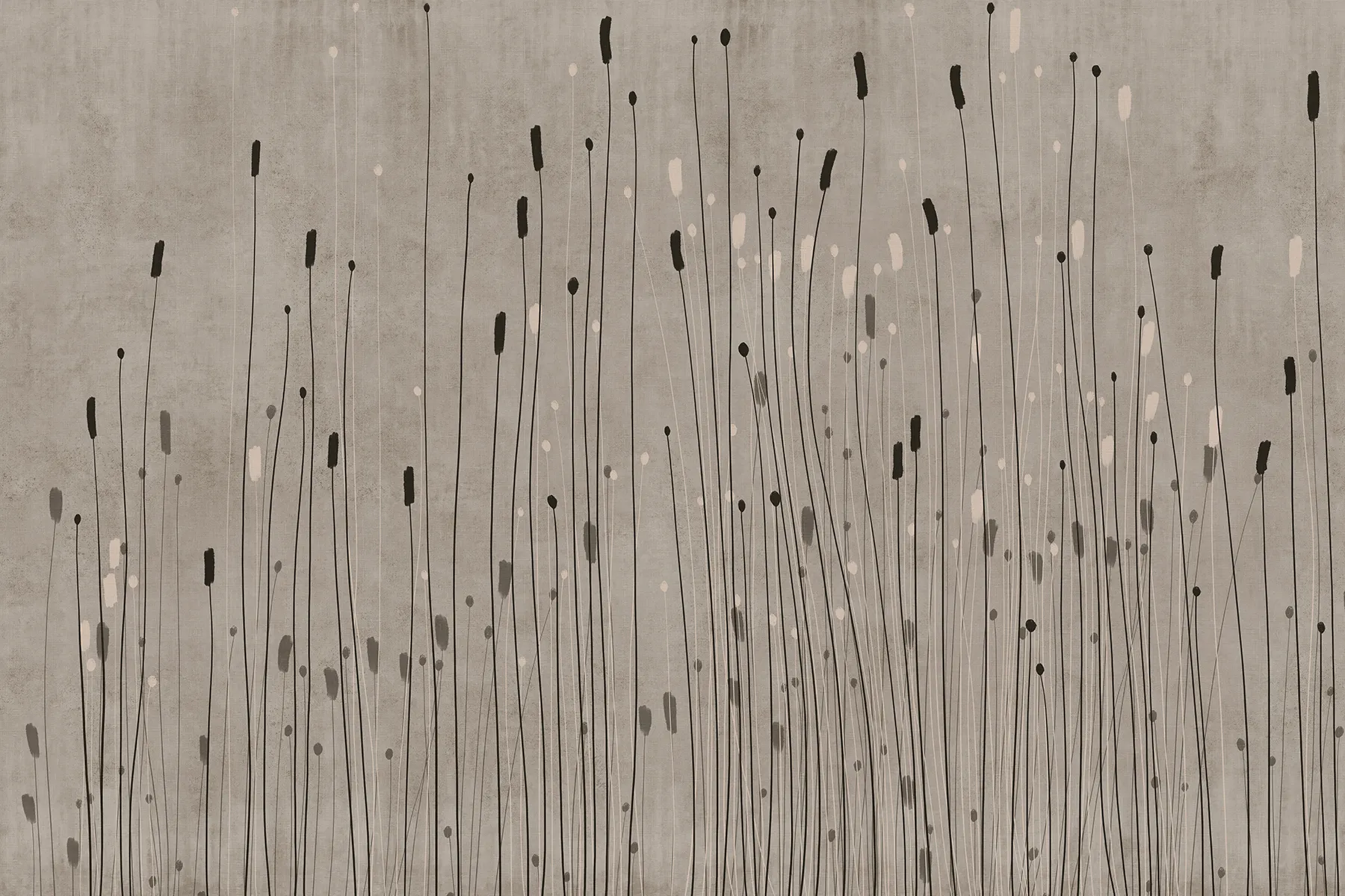 Zartes Pflanzenmotiv – Fototapete, inspiriert von der Natur - Tapete Lilis 2 TPA 0125 0120 01