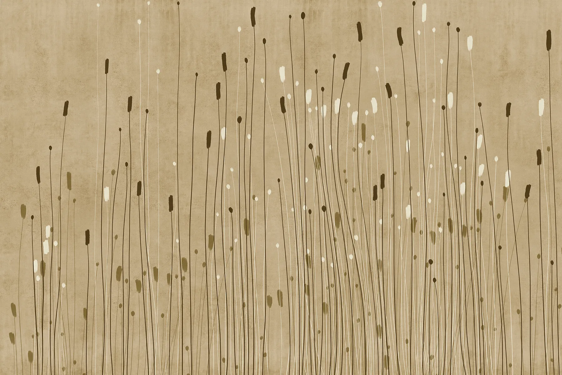 Zartes Pflanzenmotiv – Fototapete, inspiriert von der Natur - Tapete Lilis 3 TPA 0125 0120 02