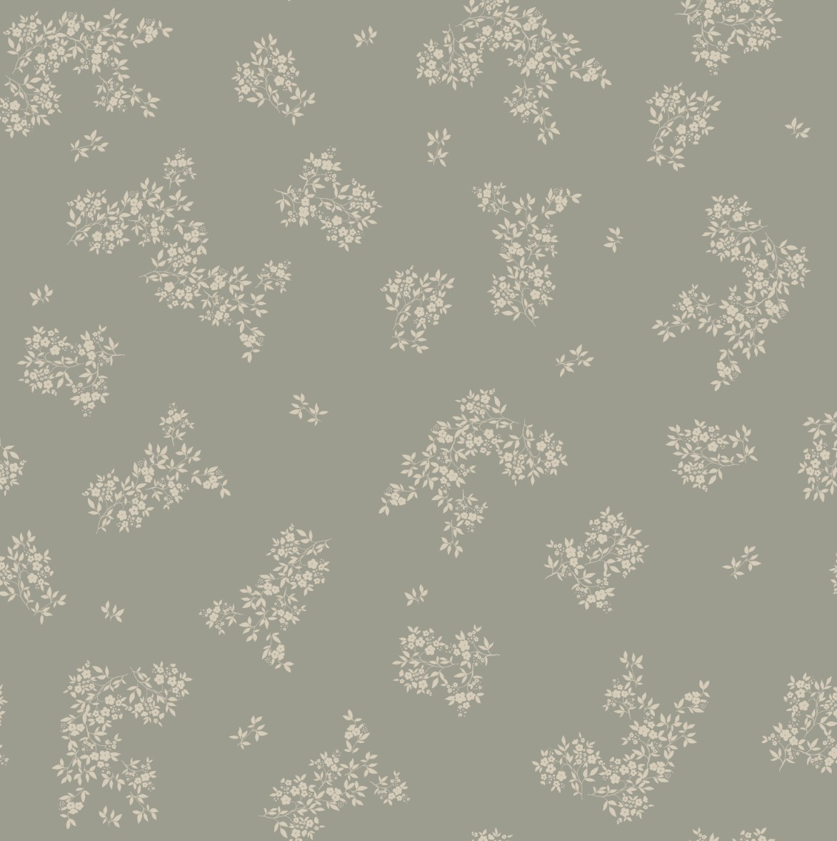 Tapete Blumenwiese Beige und Grün 1 100x100 4