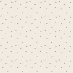 Tapete kleine grüne Blättchen