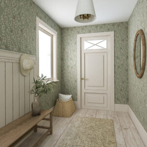 Tapeta w korytarzu