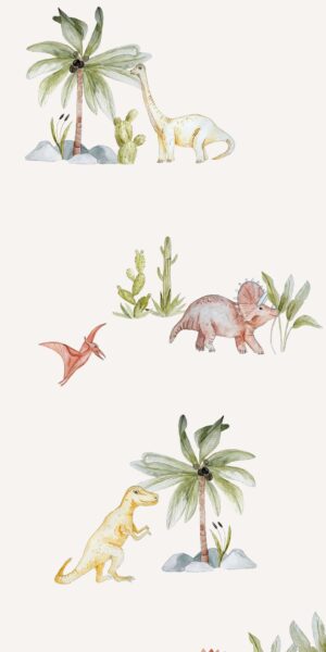 Tapete Dinosaurier - auf der Rolle