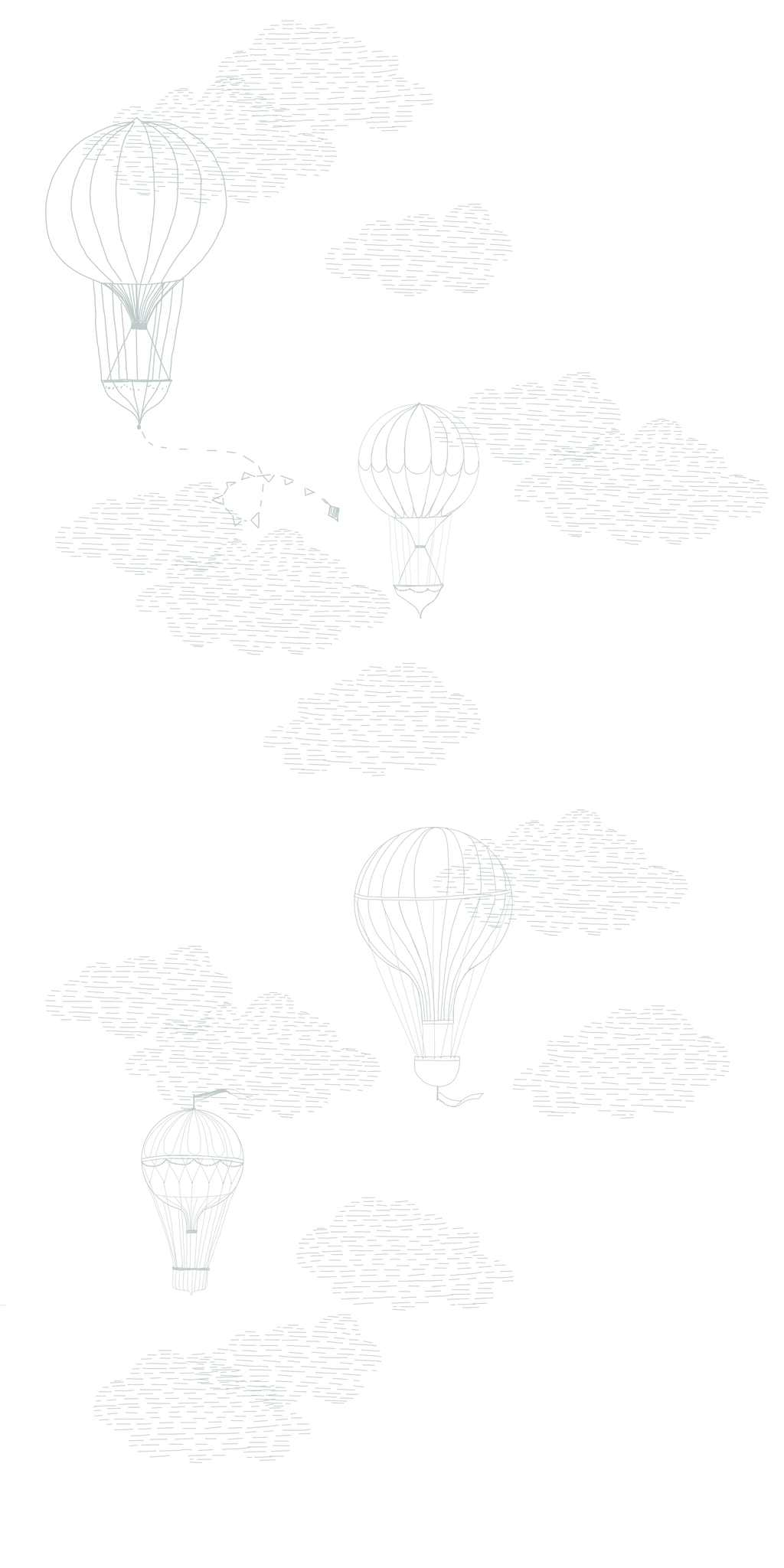 Lineartapete Ballons - auf der Rolle 1 Lineare Tapete Ballons - auf der Rolle