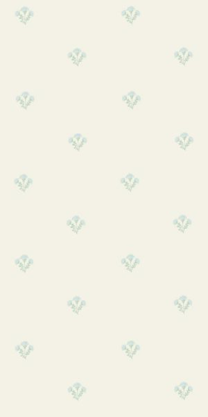 Blumentapete - blaue Pfingstrosen - auf Rolle