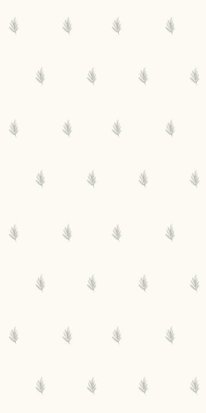 Botanische Tapete mit grünen Blättern – Zweigmuster für die Wand