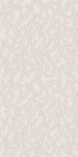 Beige Tapete mit Blättern | Modernes botanisches Muster für die Wand